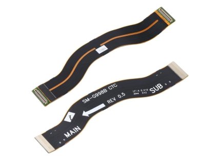 Samsung Galaxy S21 Ultra 5G (G998), gyári, eredeti alaplap és alsó panel átvezető fólia FPCB (Flex, szalagkábel)