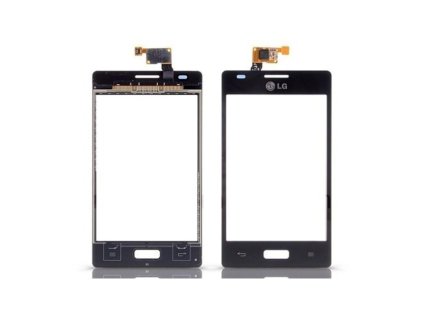 LG Optimus L5, E610, gyári típusú érintőpanel, fekete