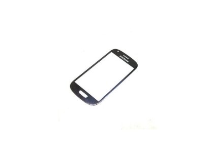 Samsung Galaxy S3 Mini, i8190, i8200, gyári típusú előlapi üveg, kék
