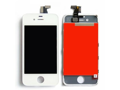 Apple iPhone 4s, AAA LCD kijelző érintőpanellel és kerettel, fehér