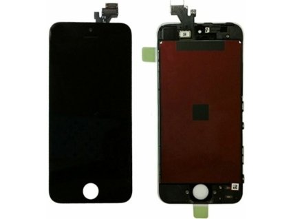 Apple iPhone 5, Gyári LCD kijelző érintőpanellel és kerettel, fekete