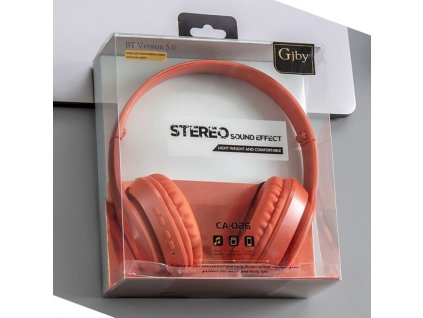GJBY bluetooth fejhallgató, headset (CA-026), piros