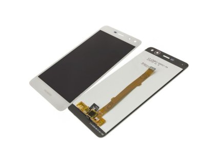 Huawei Y5 (2017), Y6 (2017), gyári típusú LCD kijelző érintőpanellel, fehér