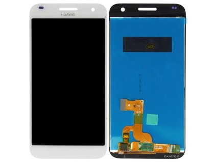 Huawei Ascend G7, G7-L01, G7-L03, gyári típusú LCD kijelző érintőpanellel, fehér