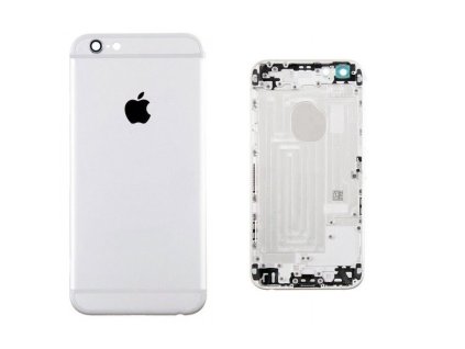 Apple iPhone 6s (4.7), OEM akkufedél (gombokkal és sim fiókkal,kamera üveg nélkül), ezüst