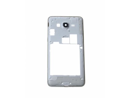 Samsung Galaxy Grand Prime, (G531), gyári típusú középső keret, gombokkal, kamera lencse takaróval, grafit szürke
