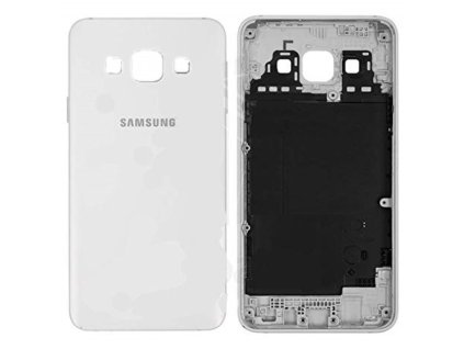 Samsung Galaxy A3 (A300), akkufedél, aluminium hátlap, fehér