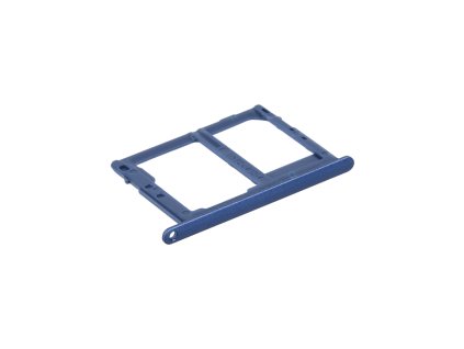 Samsung Galaxy A6 (2018), (A600), gyári típusú SIM2 és memória kártya tartó, dual sim (SIM fiók), kék