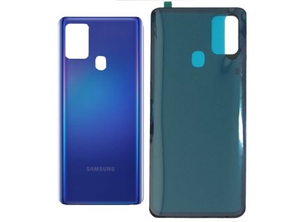 Samsung Galaxy A21s (A217), gyári típusú akkufedél, kék