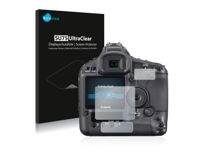 Canon EOS 1Ds Mark III típusú fényképezőhöz 6db-os Savvies SU75 kijelzőfólia