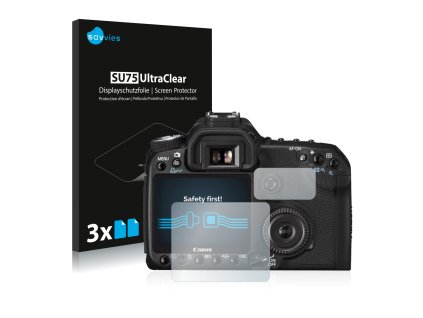 Canon EOS 50D típusú fényképezőhöz 6db-os Savvies SU75 kijelzőfólia