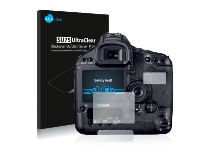Canon EOS 1D Mark IV típusú fényképezőhöz 6db-os Savvies SU75 kijelzőfólia