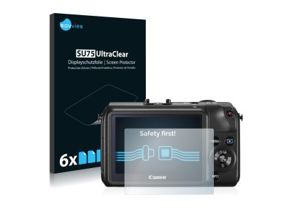 Canon EOS M típusú fényképezőhöz 6db-os Savvies SU75 kijelzőfólia