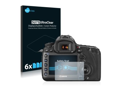Canon EOS 5DS típusú fényképezőhöz 6db-os Savvies SU75 kijelzőfólia