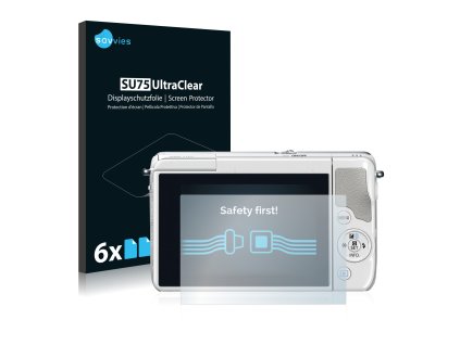 Canon EOS M10 típusú fényképezőhöz 6db-os Savvies SU75 kijelzőfólia