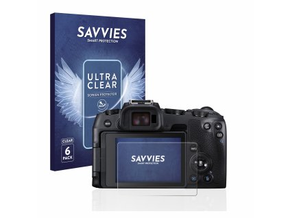 Canon EOS RP típusú fényképezőhöz 6db-os Savvies SU75 kijelzőfólia