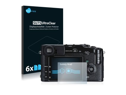 FujiFilm X-Pro1 típusú fényképezőhöz 6db-os Savvies SU75 kijelzőfólia