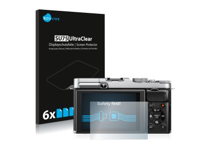 FujiFilm X-M1 típusú fényképezőhöz 6db-os Savvies SU75 kijelzőfólia