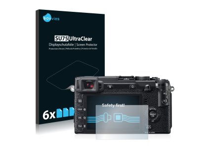 FujiFilm X-E2 típusú fényképezőhöz 6db-os Savvies SU75 kijelzőfólia