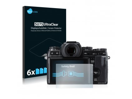 FujiFilm X-T1 típusú fényképezőhöz 6db-os Savvies SU75 kijelzőfólia
