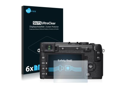 FujiFilm X-E2S típusú fényképezőhöz 6db-os Savvies SU75 kijelzőfólia