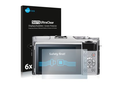 Fujifilm X-A5 típusú fényképezőhöz 6db-os Savvies SU75 kijelzőfólia