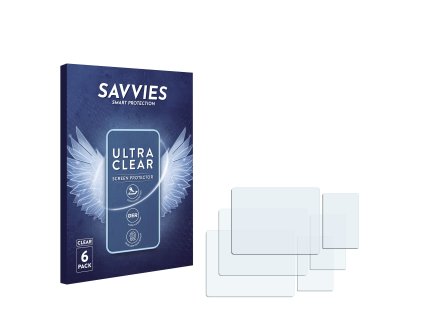 HP Photosmart M517 típusú fényképezőhöz 6db-os Savvies SU75 kijelzőfólia