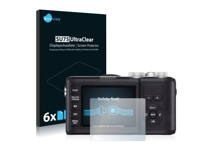 Leica X-U  (Typ 113) típusú fényképezőhöz 6db-os Savvies SU75 kijelzőfólia