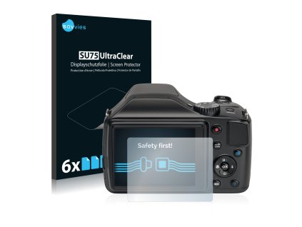 Medion Life X44022 (MD 86922) típusú fényképezőhöz 6db-os Savvies SU75 kijelzőfólia