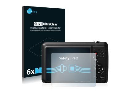 Medion Life P44022 (MD87270) típusú fényképezőhöz 6db-os Savvies SU75 kijelzőfólia