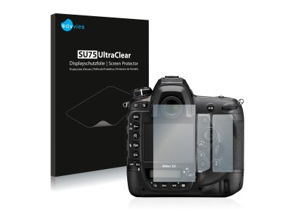 Nikon D60 típusú fényképezőhöz 6db-os Savvies SU75 kijelzőfólia