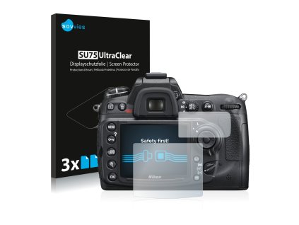 Nikon D300S típusú fényképezőhöz 6db-os Savvies SU75 kijelzőfólia