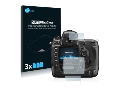 Nikon D3S típusú fényképezőhöz 6db-os Savvies SU75 kijelzőfólia