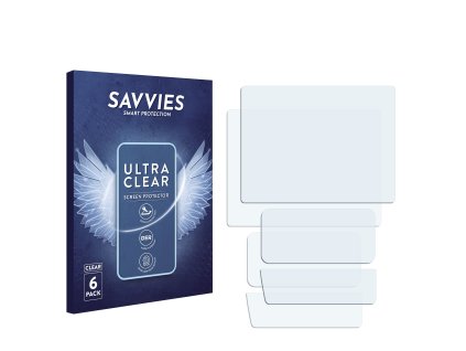 Nikon D4 típusú fényképezőhöz 6db-os Savvies SU75 kijelzőfólia