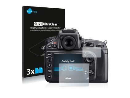 Nikon D800 típusú fényképezőhöz 6db-os Savvies SU75 kijelzőfólia