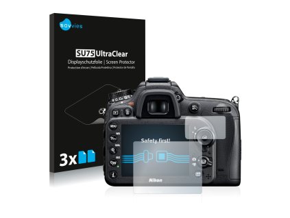 Nikon D7100 típusú fényképezőhöz 6db-os Savvies SU75 kijelzőfólia