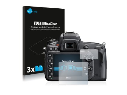 Nikon D610 típusú fényképezőhöz 6db-os Savvies SU75 kijelzőfólia