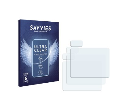 Nikon Df típusú fényképezőhöz 6db-os Savvies SU75 kijelzőfólia