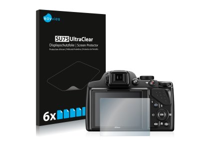 Nikon Coolpix P530 típusú fényképezőhöz 6db-os Savvies SU75 kijelzőfólia