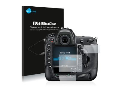 Nikon D4S típusú fényképezőhöz 6db-os Savvies SU75 kijelzőfólia