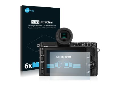 Nikon 1 V3 típusú fényképezőhöz 6db-os Savvies SU75 kijelzőfólia