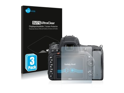 Nikon D750 típusú fényképezőhöz 6db-os Savvies SU75 kijelzőfólia