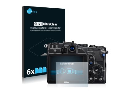 Nikon Coolpix S7000 típusú fényképezőhöz 6db-os Savvies SU75 kijelzőfólia
