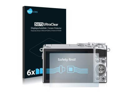 Nikon 1 J5 típusú fényképezőhöz 6db-os Savvies SU75 kijelzőfólia