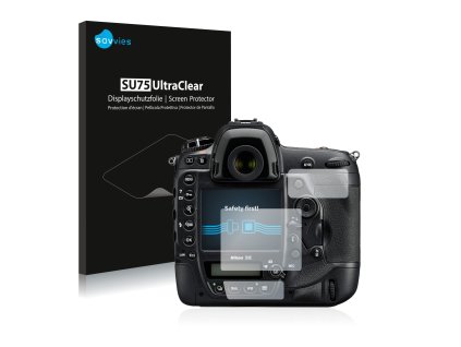 Nikon D5 típusú fényképezőhöz 6db-os Savvies SU75 kijelzőfólia