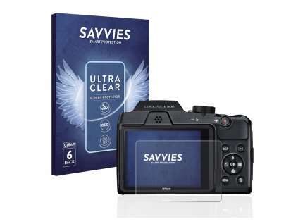 Nikon Coolpix B500 típusú fényképezőhöz 6db-os Savvies SU75 kijelzőfólia