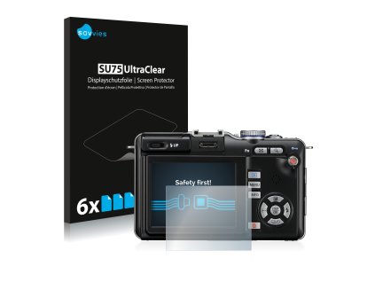 Olympus PEN E-PL1 típusú fényképezőhöz 6db-os Savvies SU75 kijelzőfólia