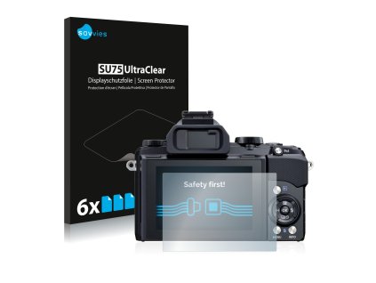 Olympus Stylus 1 típusú fényképezőhöz 6db-os Savvies SU75 kijelzőfólia