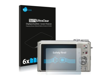 Panasonic Lumix DMC-TZ7 típusú fényképezőhöz 6db-os Savvies SU75 kijelzőfólia