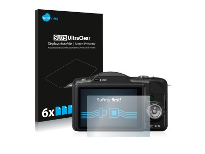 Panasonic Lumix DMC-GF3 típusú fényképezőhöz 6db-os Savvies SU75 kijelzőfólia